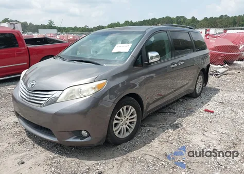 2012 Toyota Sienna Xle V6 8 Passenger из США, поврежденный, VIN 5TDYK3DC3CS218373